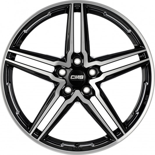 CMS C29 diamond black gloss 8.5x20 ET20 - LK5/112 ML66.5