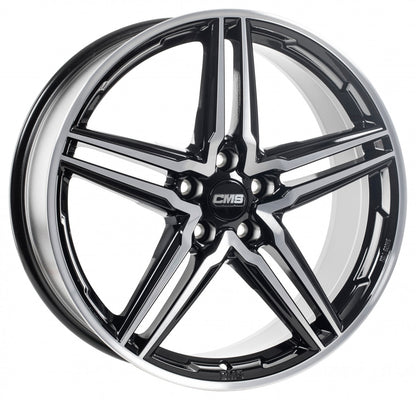 CMS C29 diamond black gloss 8.5x20 ET30 - LK5/112 ML66.5