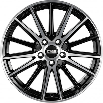 CMS C23 diamond black gloss 8x20 ET48 - LK5/114.3 ML67.2