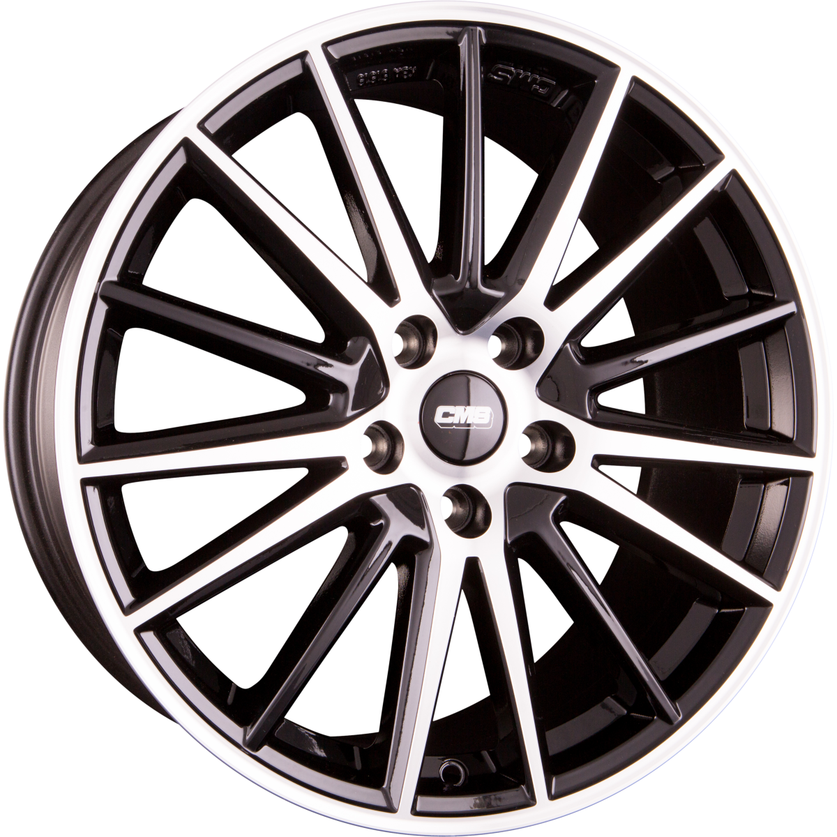 CMS C23 DB Diamant Schwarz Alufelge 8x19 Zoll ET30 LK 5x112 ML66.6 – Bild 2