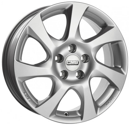 CMS C24 silver Alufelge 7x17 Zoll ET37 LK 4x100 ML67.2