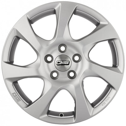CMS C24 silver Alufelge 7x17 Zoll ET37 LK 4x100 ML67.2 – Bild 2