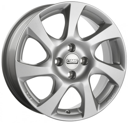 CMS C24 silver Alufelge 7x17 Zoll ET37 LK 4x100 ML67.2 – Bild 7