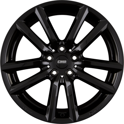 CMS C27 complete black gloss Alufelge 7x17 Zoll ET35 LK 5x114.3 ML60.1 – Bild 8