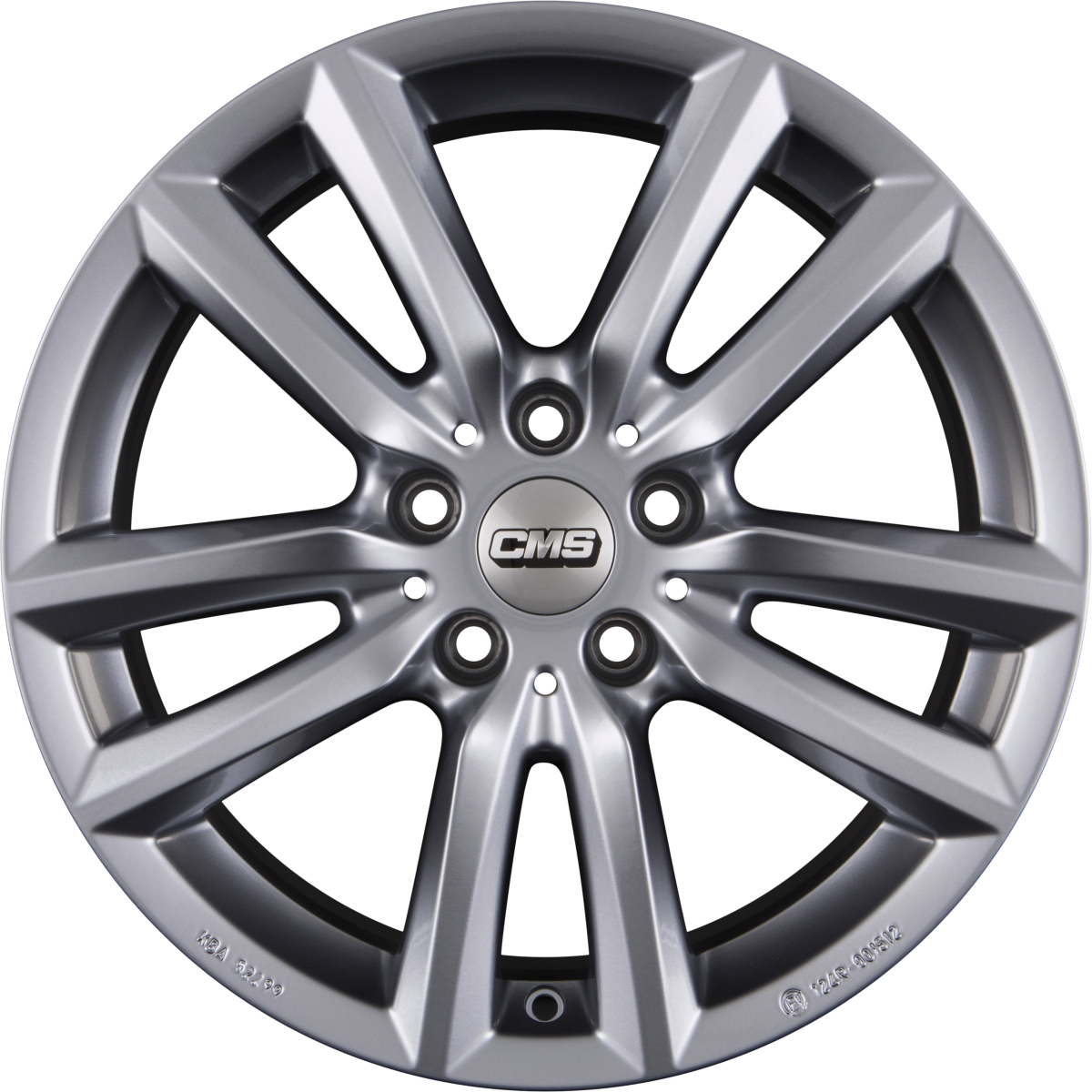 CMS C27 racing silver Alufelge 7.5x17 Zoll ET51 LK 5x112 ML57.1 – Bild 6