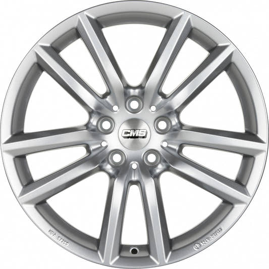CMS C27 racing silver Alufelge 6.5x17 Zoll ET50 LK 5x100 ML54.1 – Bild 2