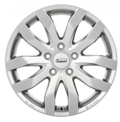 CMS C22 racing silber Alufelge 7.5x17 Zoll ET47 LK 5x114.3 ML66.1 – Bild 2