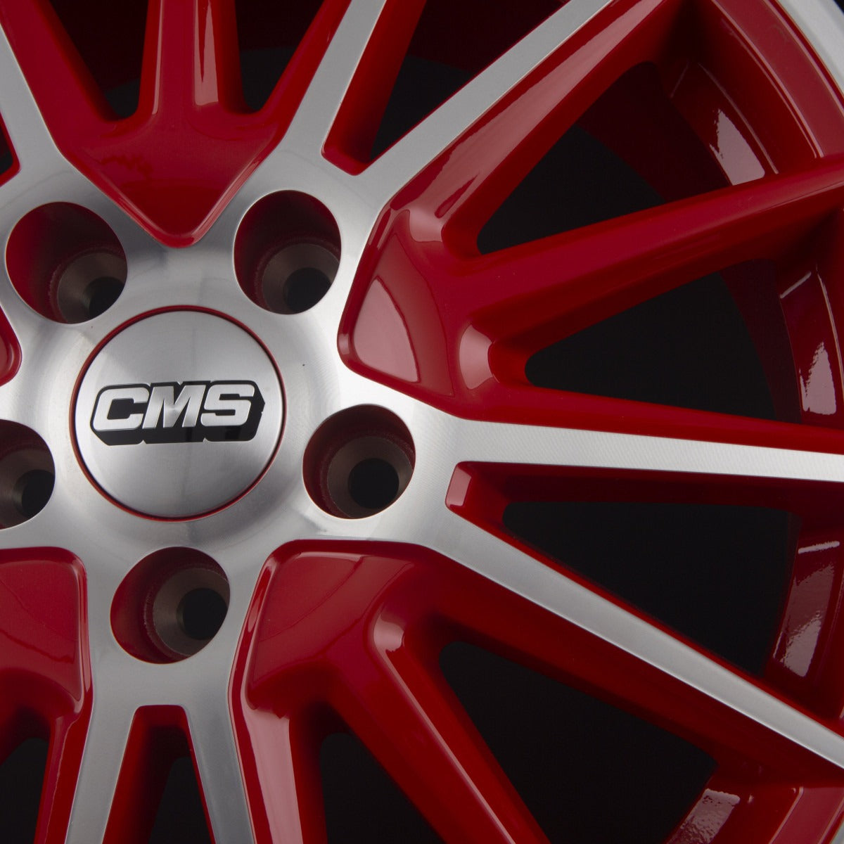 CMS C23 diamond red gloss Alufelge 6.5x16 Zoll ET47.5 LK 4x108 ML63.4 – Bild 5