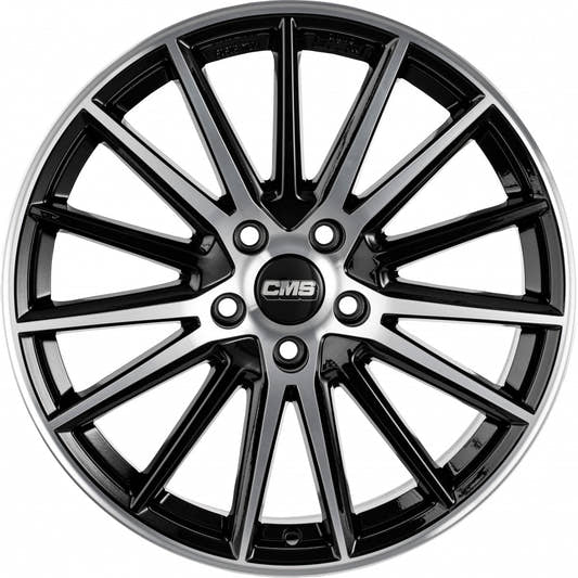 CMS C23 diamond black gloss Alufelge 8x20 Zoll ET55.1 LK 5x108 ML63.4
