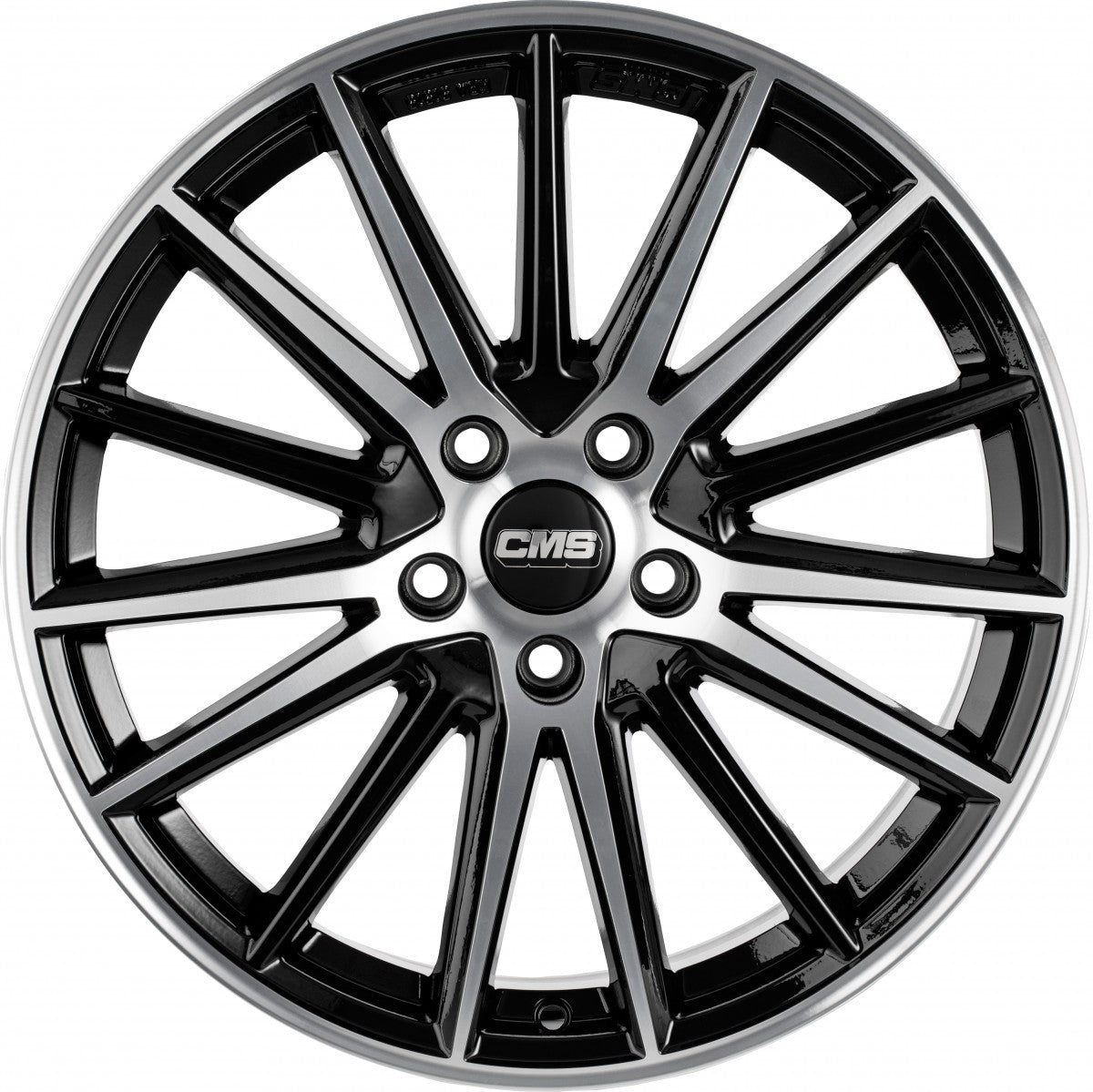 CMS C23 diamond black gloss 8x20 ET55.1 - LK5/108 ML63.4