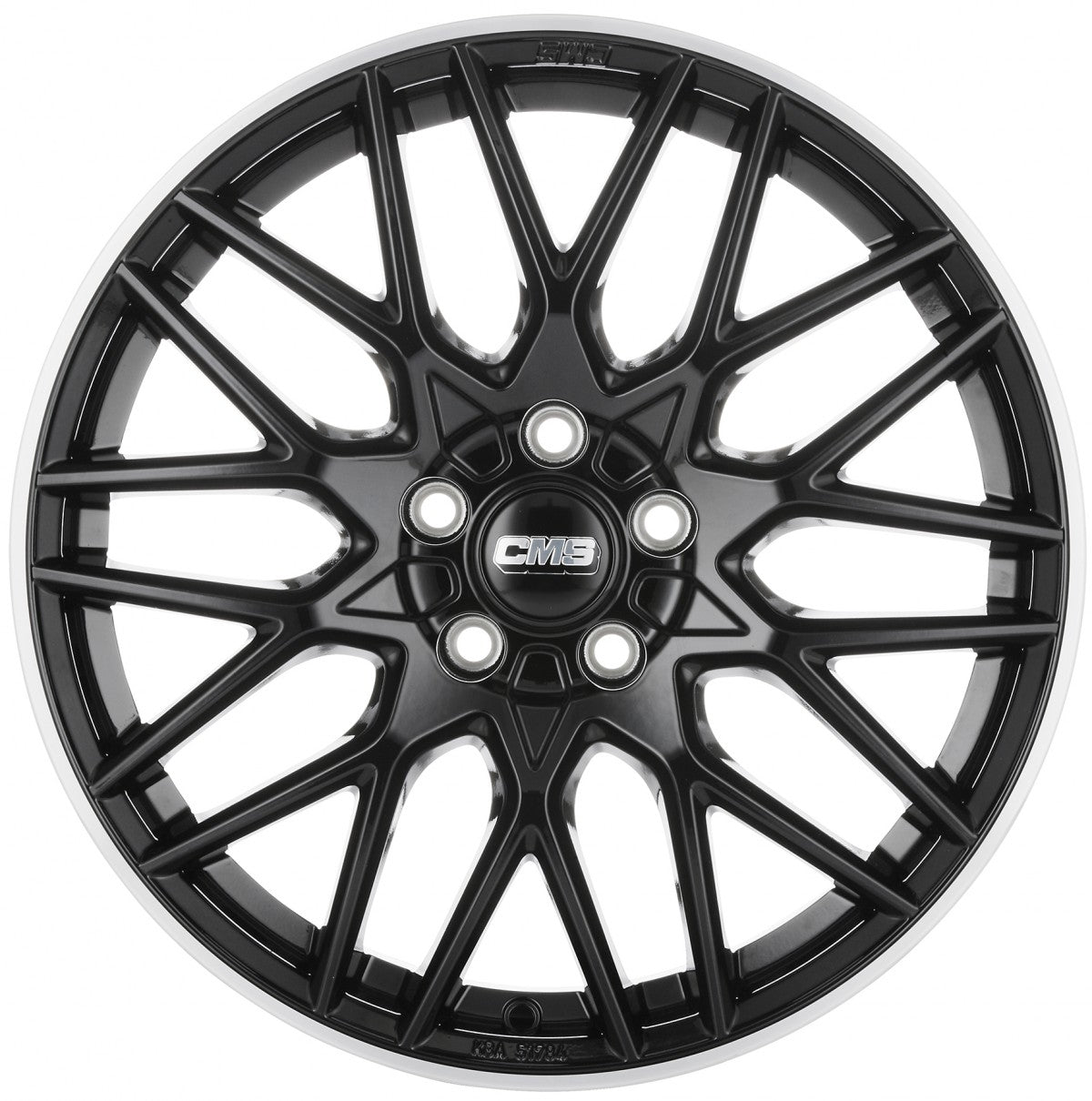 CMS C25 diamond rim black Alufelge 8x19 Zoll ET45 LK 5x114.3 ML66.1 – Bild 2