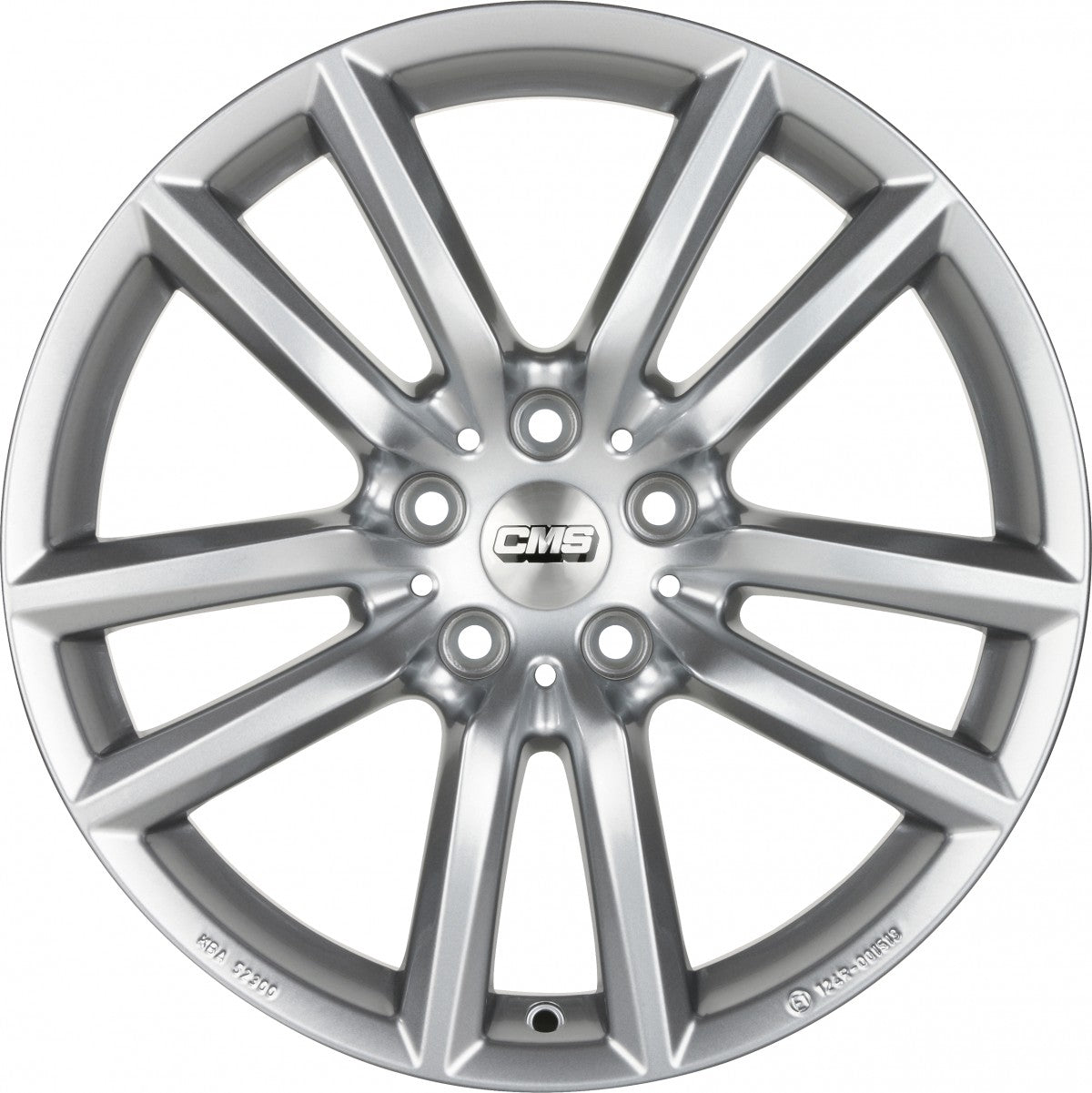 CMS C27 racing silver 7.5x18 ET49.5 - LK5/114.3 ML67.2