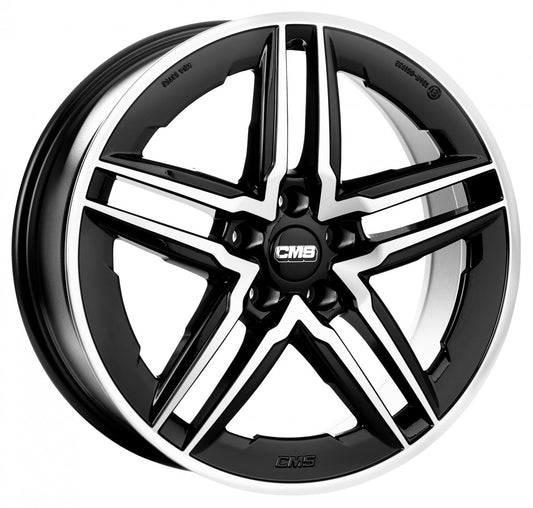CMS C29-Aero diamond black gloss 7.5x18 ET50 - LK5/108 ML63.4