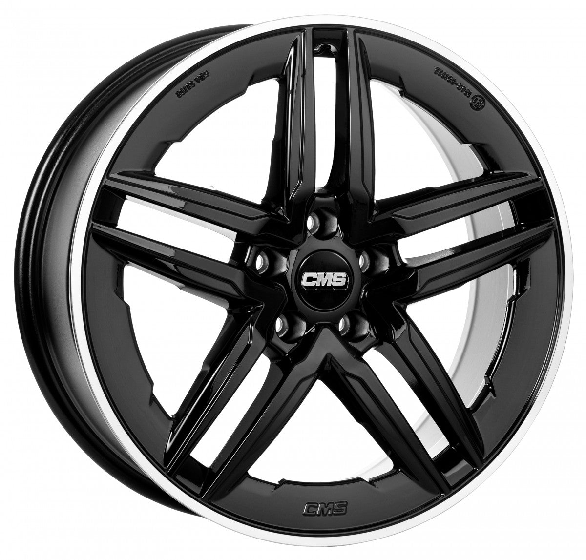 CMS C29-Aero diamond rim black Alufelge 8x19 Zoll ET34 LK 5x112 ML66.5