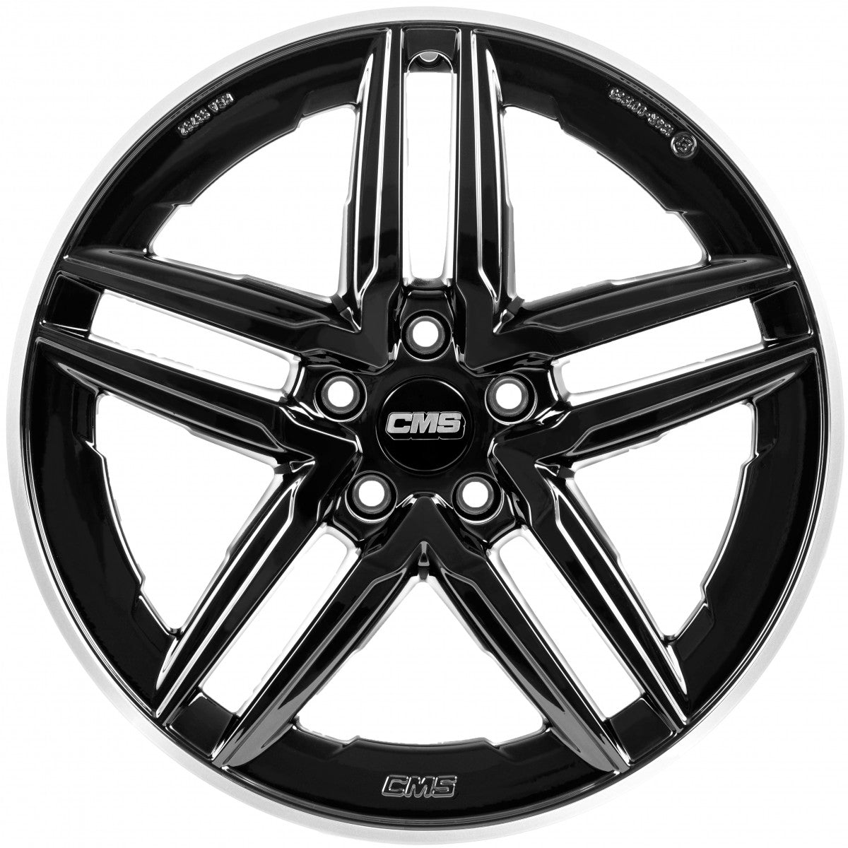 CMS C29-Aero diamond rim black Alufelge 8x19 Zoll ET34 LK 5x112 ML66.5 – Bild 2