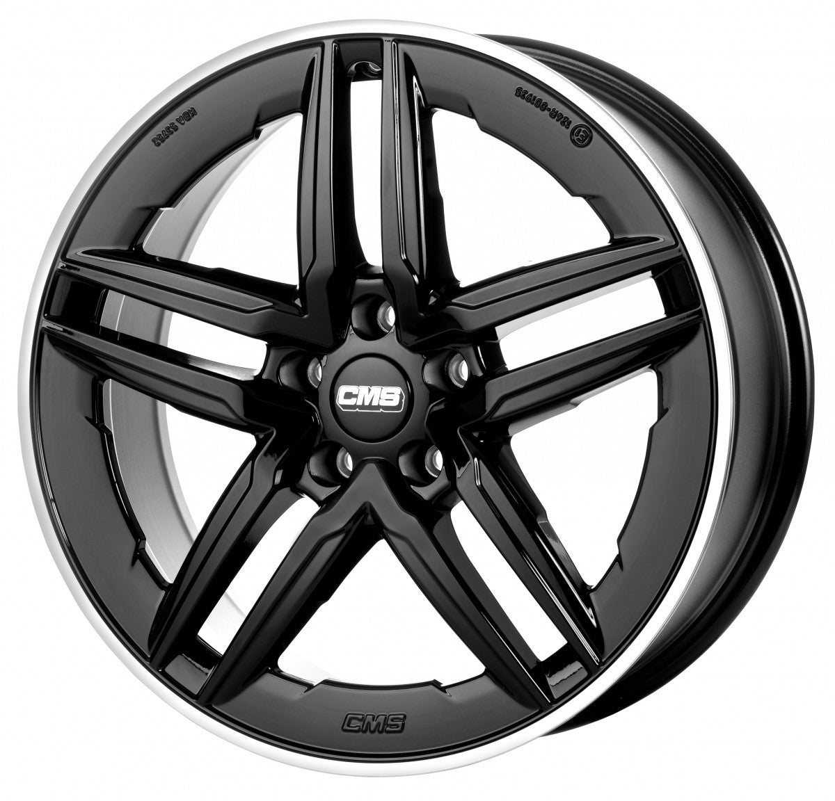 CMS C29-Aero diamond rim black Alufelge 8x19 Zoll ET34 LK 5x112 ML66.5 – Bild 3
