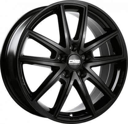 CMS C30 complete black gloss 7x17 ET47.5 - LK5/108 ML63.4
