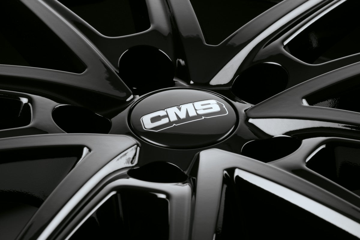 CMS C30 complete black gloss 7x17 ET47.5 - LK5/108 ML63.4