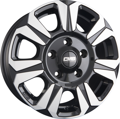 CMS C31 diamond black Alufelge 6.5x16 Zoll ET60 LK 5x130 ML78.1 – Bild 8