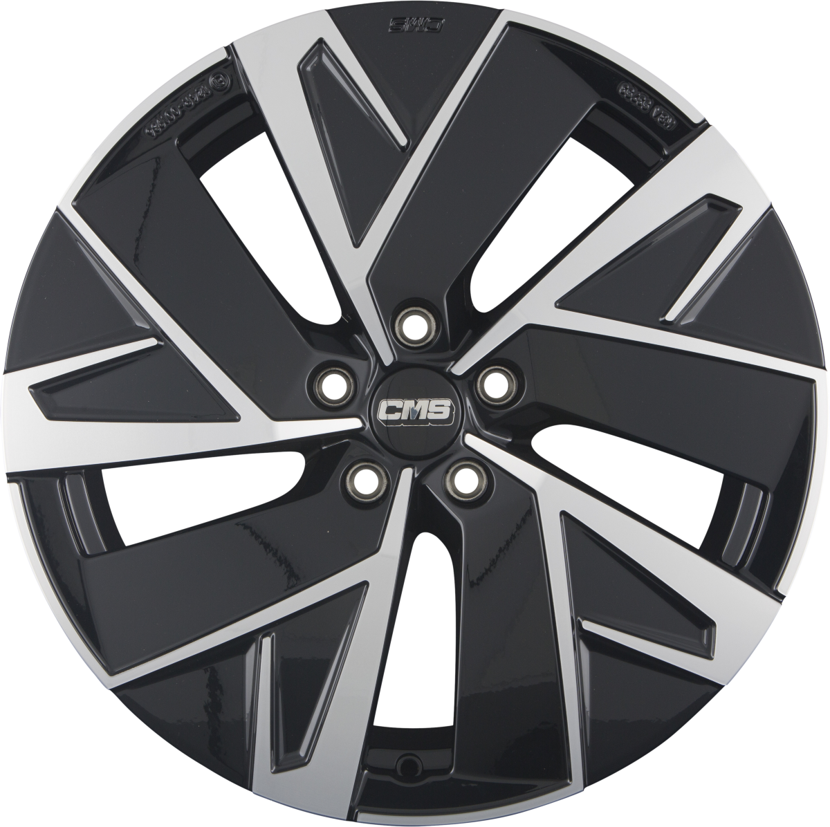 CMS C32-Aero diamond black Alufelge 7.5x19 Zoll ET45 LK 5x114.3 ML67.2 – Bild 8