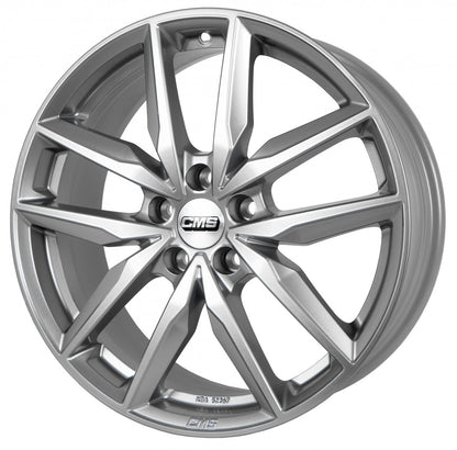 CMS C28 racing silver Alufelge 7.5x19 Zoll ET50 LK 5x100 ML57.1 – Bild 3