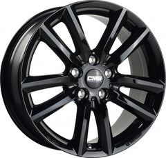 CMS C27 complete black gloss Alufelge 6.5x16 Zoll ET43 LK 5x112 ML57.1
