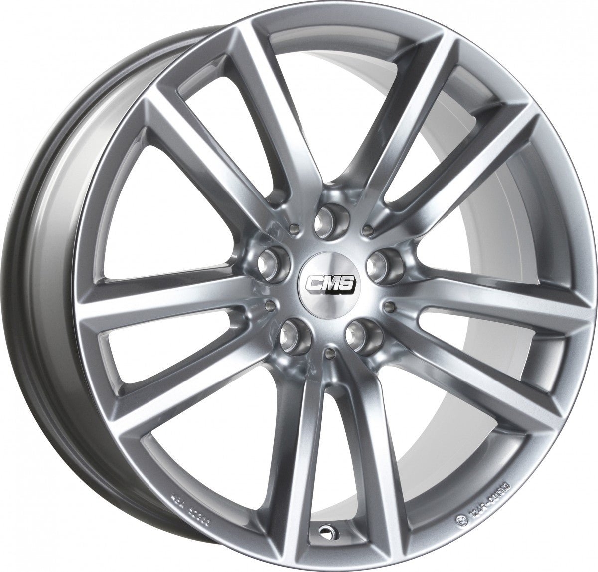 CMS C27 racing silver 6.5x16 ET43 - LK5/112 ML57.1