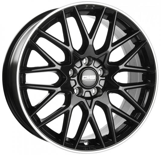CMS C25 diamond rim black Alufelge 7x17 Zoll ET50 LK 4x100 ML67.2