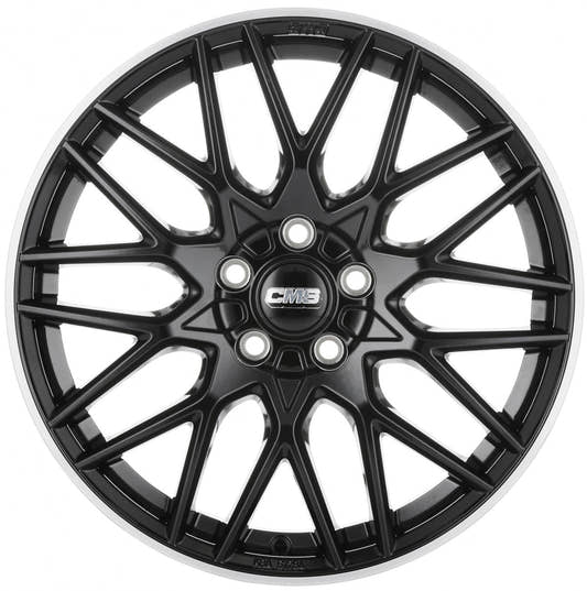 CMS C25 diamond rim black Alufelge 7x17 Zoll ET50 LK 4x100 ML67.2 – Bild 2