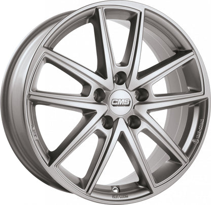 CMS C30 racing silver 7x17 ET43.5 - LK5/114.3 ML67.2