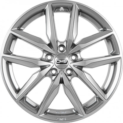 CMS C28 racing silver Alufelge 8x20 Zoll ET39 LK 5x112 ML66.5 – Bild 2