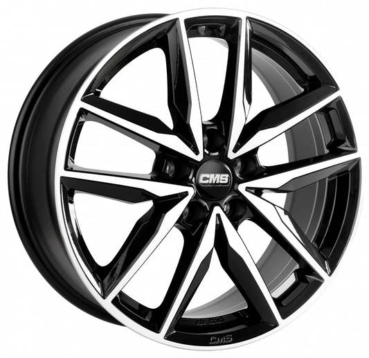CMS C28 diamond black Alufelge 8x20 Zoll ET43 LK 5x112 ML66.5