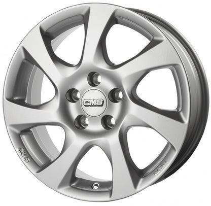 CMS C24 silver Alufelge 6.5x16 Zoll ET45 LK 4x100 ML67.2 – Bild 3