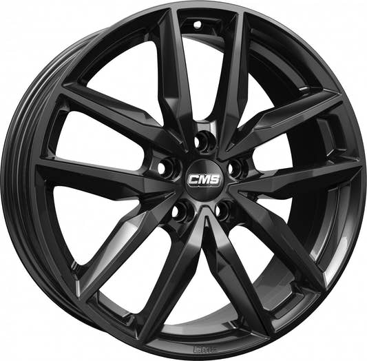CMS C28 complete black gloss 7.5x19 ET51 - LK5/108 ML63.4