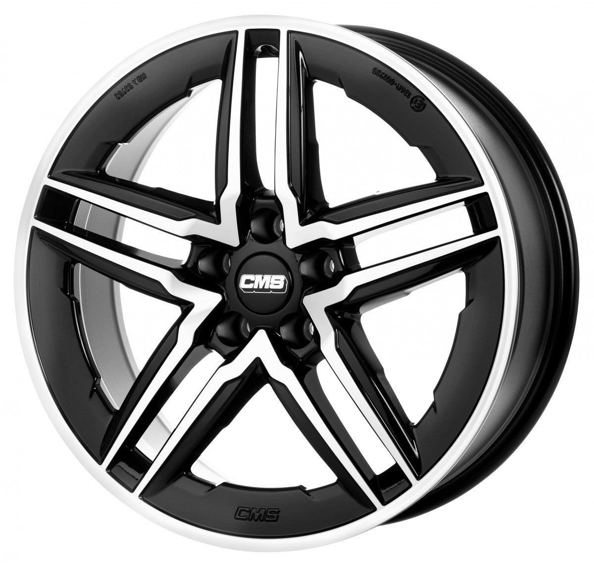 CMS C29-Aero diamond black gloss Alufelge 8.5x19 Zoll ET35 LK 5x114.3 ML64.1 – Bild 3