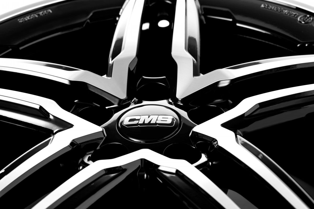 CMS C29-Aero diamond black gloss Alufelge 8.5x19 Zoll ET35 LK 5x114.3 ML64.1 – Bild 5