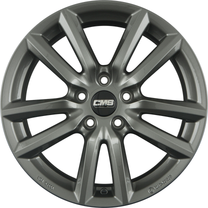 CMS C27 titan gloss Alufelge 8x18 Zoll ET35 LK 5x114.3 ML60.1 – Bild 4