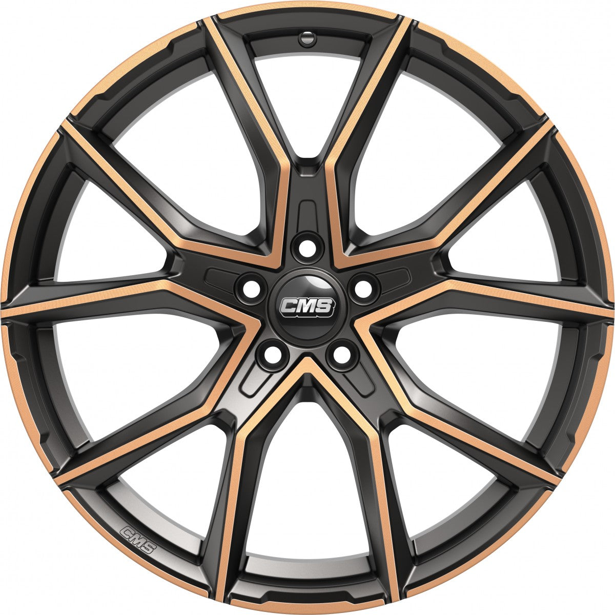 CMS C33 diamond black copper 8x18 ET46.1 - LK5/112 ML57.1
