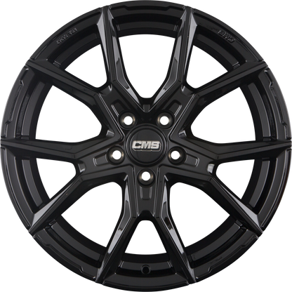 CMS C33 complete black gloss Alufelge 8x19 Zoll ET50 LK 5x108 ML63.4 – Bild 4