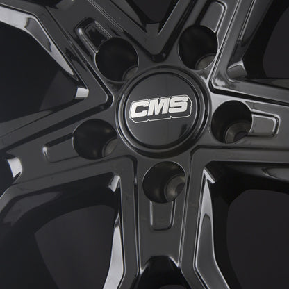 CMS C33 complete black gloss Alufelge 8x19 Zoll ET50 LK 5x108 ML63.4 – Bild 6