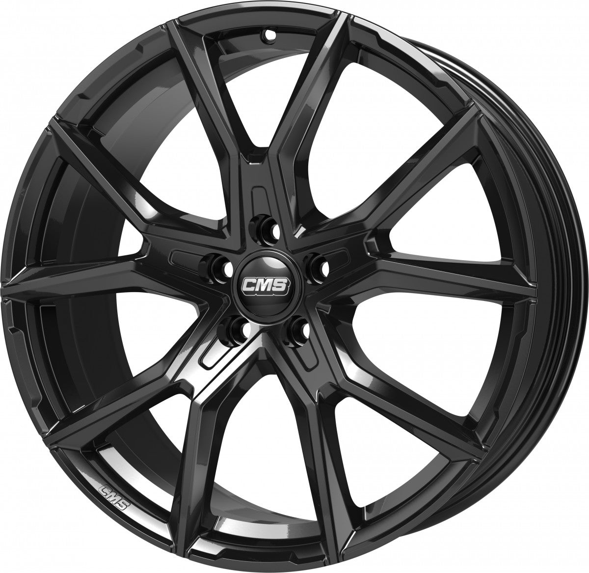 CMS C33 complete black gloss 8x19 ET50 - LK5/112 ML57.1