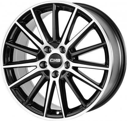 CMS C23 diamond black gloss 8x20 ET46.1 - LK5/112 ML66.5