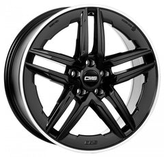 CMS C29-Aero diamond rim black Alufelge 8.5x19 Zoll ET35 LK 5x114.3 ML64.1