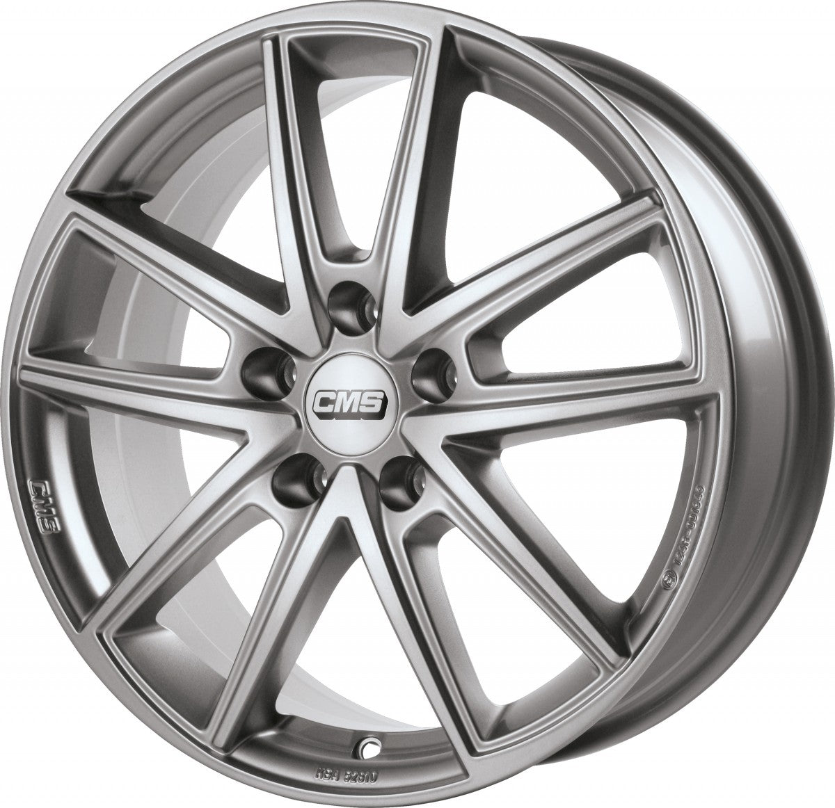 CMS C30 racing silver 7.5x19 ET50 - LK5/112 ML57.1