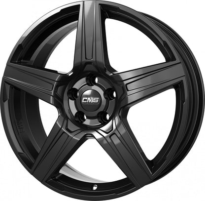 CMS C34 complete black gloss Alufelge 7x17 Zoll ET50 LK 5x114.3 ML67.2 – Bild 3
