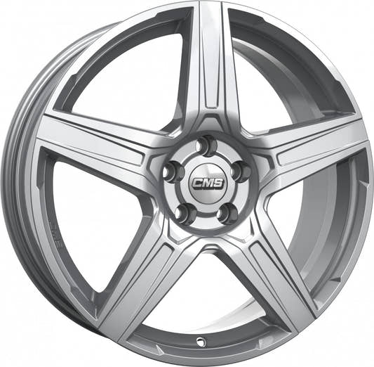CMS C34 racing silver Alufelge 7.5x19 Zoll ET48 LK 5x112 ML57.1