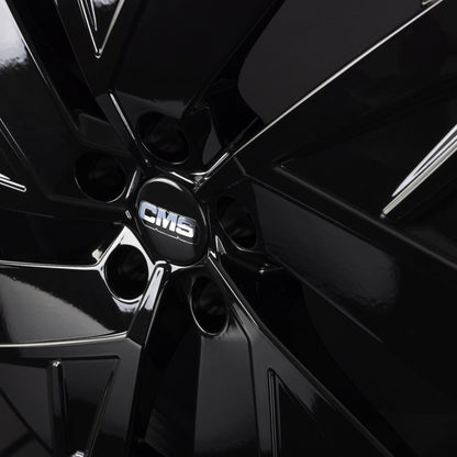 CMS C32-Aero complete black gloss Alufelge 7.5x18 Zoll ET50 LK 5x112 ML57.1 – Bild 6