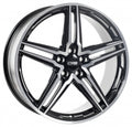 CMS C29 diamond black gloss Alufelge 8x18 Zoll ET45 LK 5x112 ML57.1