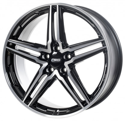CMS C29 diamond black gloss 8x18 ET45 - LK5/112 ML57.1