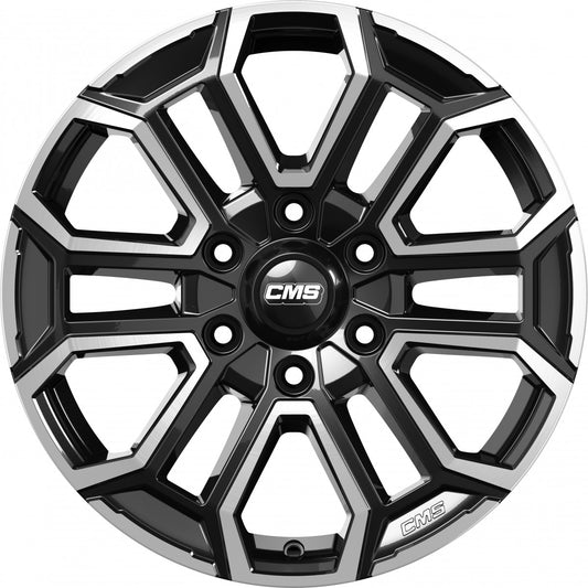 CMS C35 diamond black gloss 8x18 ET29 - LK6/139.7 ML106.1